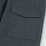 Wool-Blend Cargo Trousers