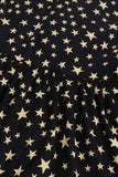 Star Print Corduroy Tiered Frock