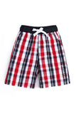 Boys Plaid Champions Shorts