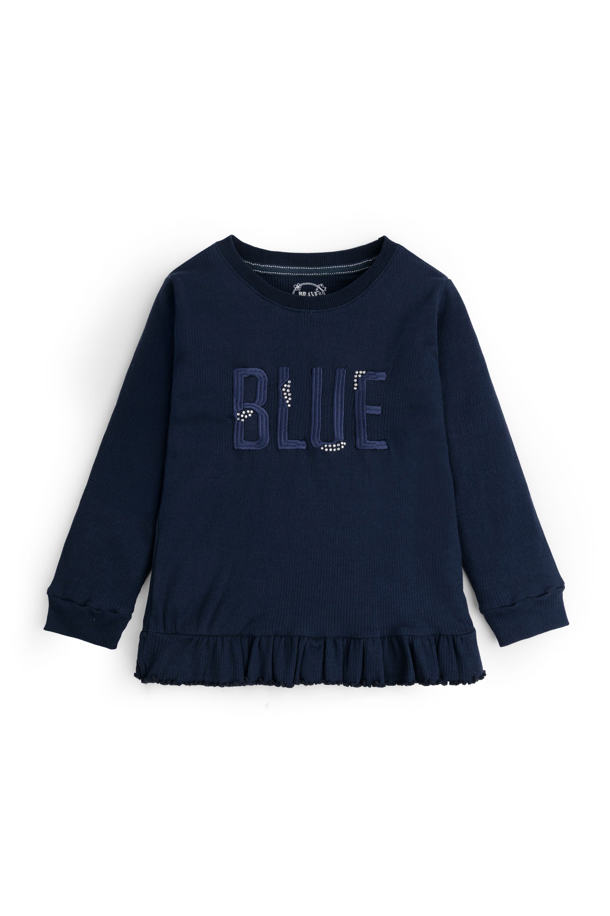 Girls Navy Blue Top