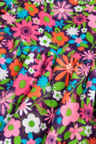 RUFFLE Corduroy Floral Dress