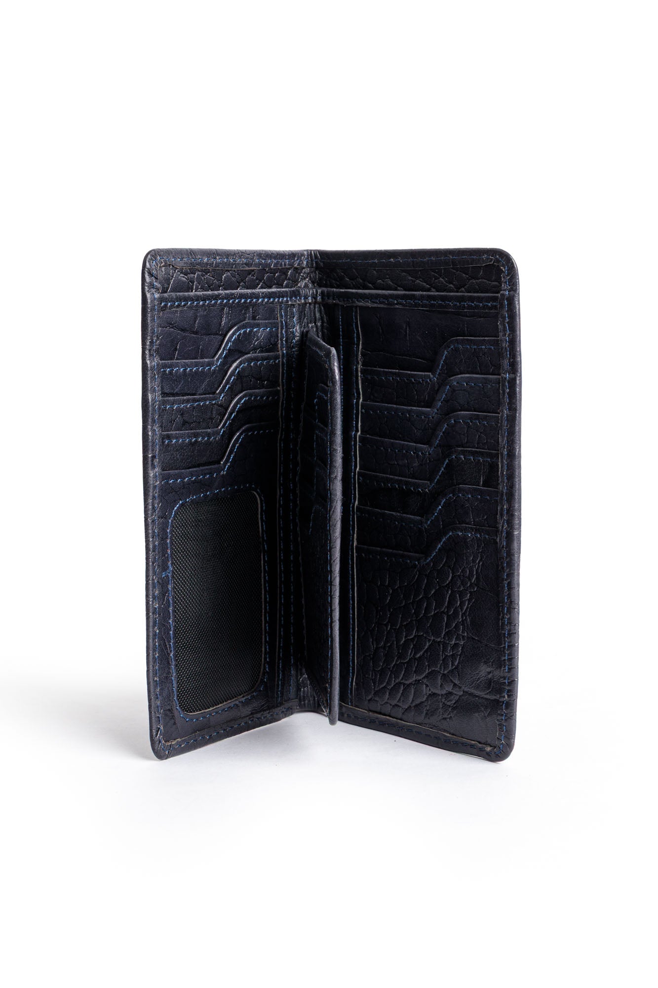 Men's Croc-Embossed Leather Wallet