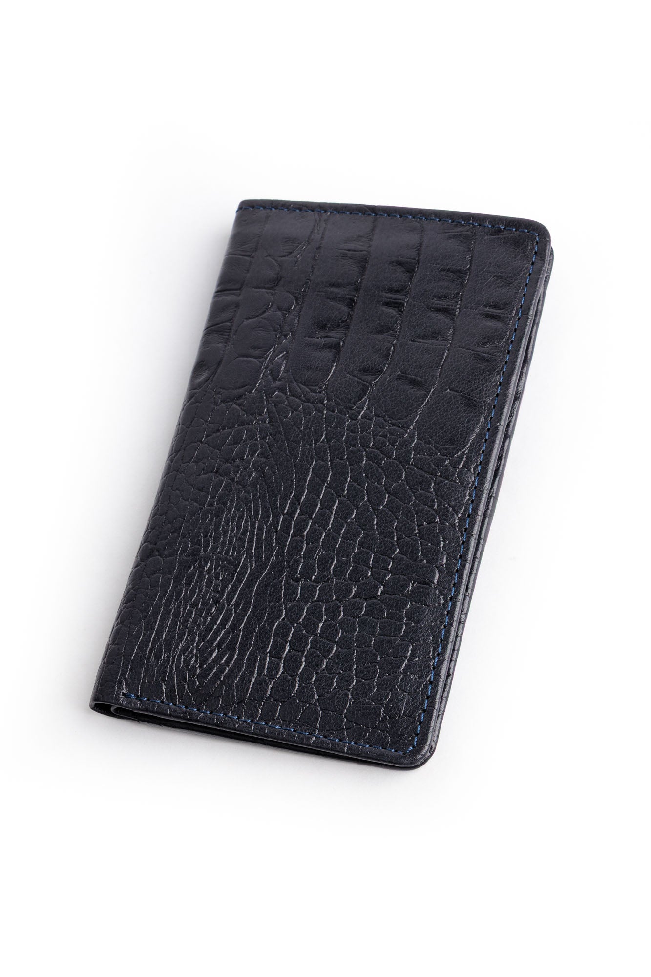Men's Croc-Embossed Leather Wallet