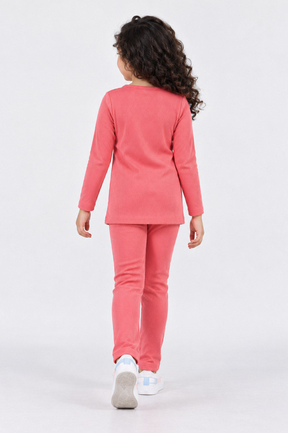 FANCY FRILL RIBBED TOP & TROUSER