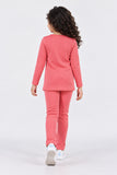 FANCY FRILL RIBBED TOP & TROUSER