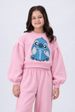 STITCH GRAPHIC SWEATSHIRT & TROUSER