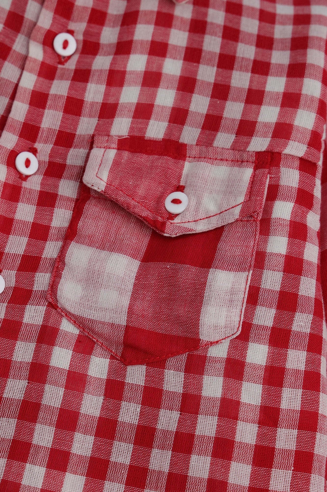 Boys' Red Checkered  Shirt