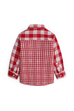 Boys' Red Checkered  Shirt