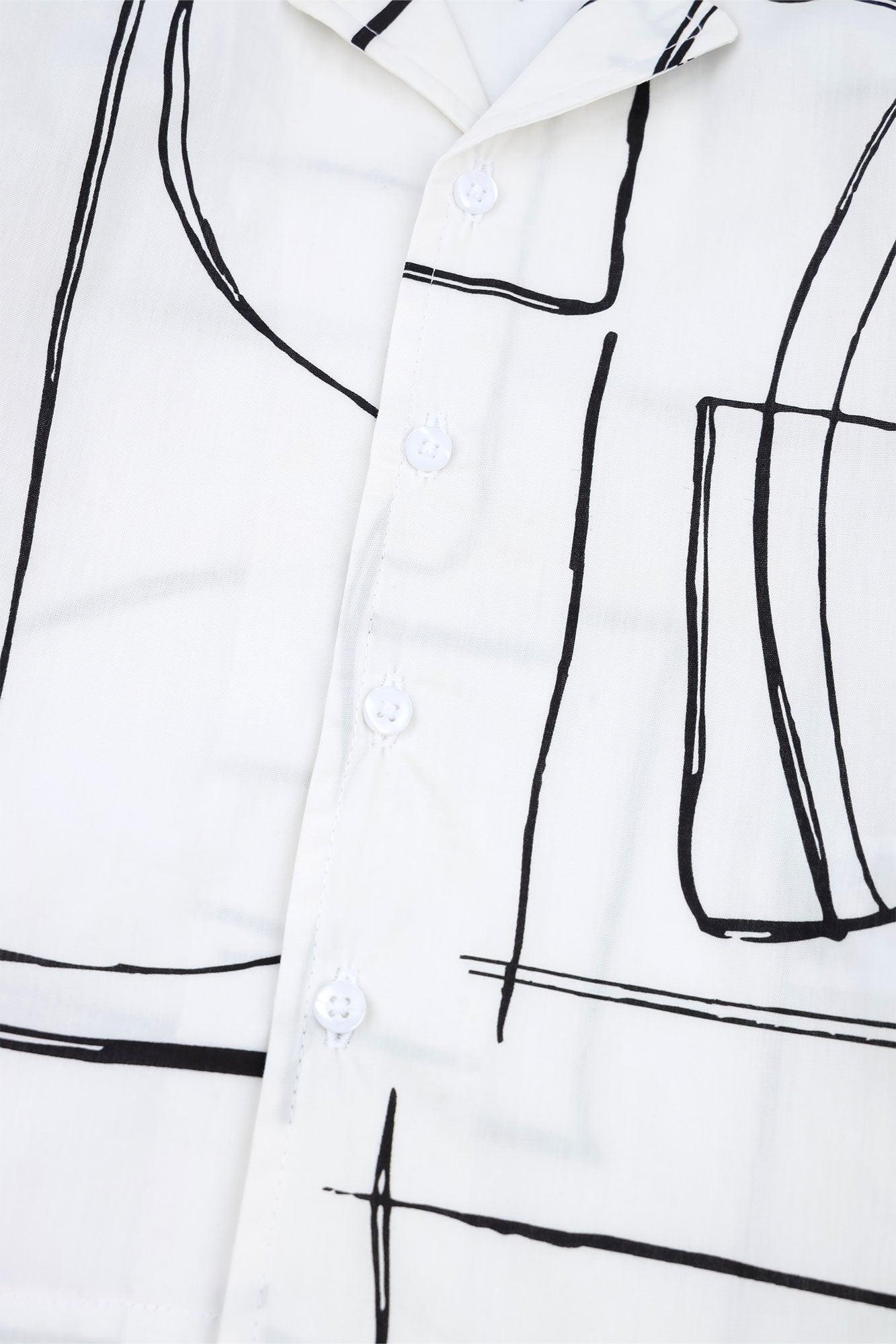 Boys' Minimalist Abstract Art Shirt