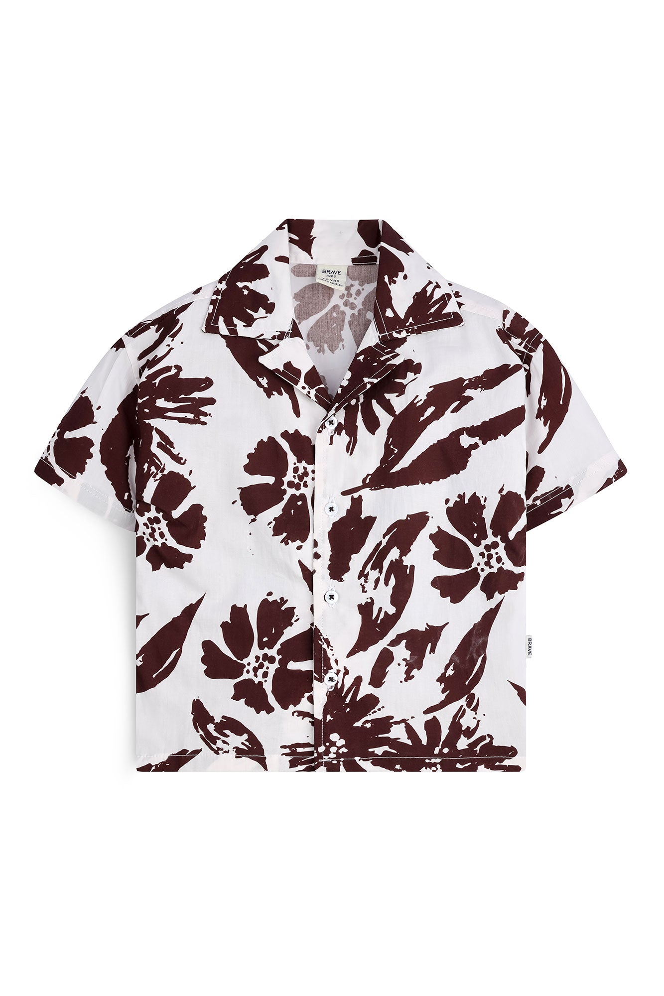 Boys' Bold Floral Abstract Shirt