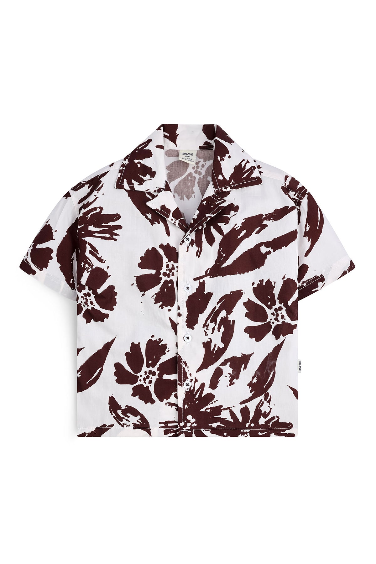 Boys' Bold Floral Abstract Shirt