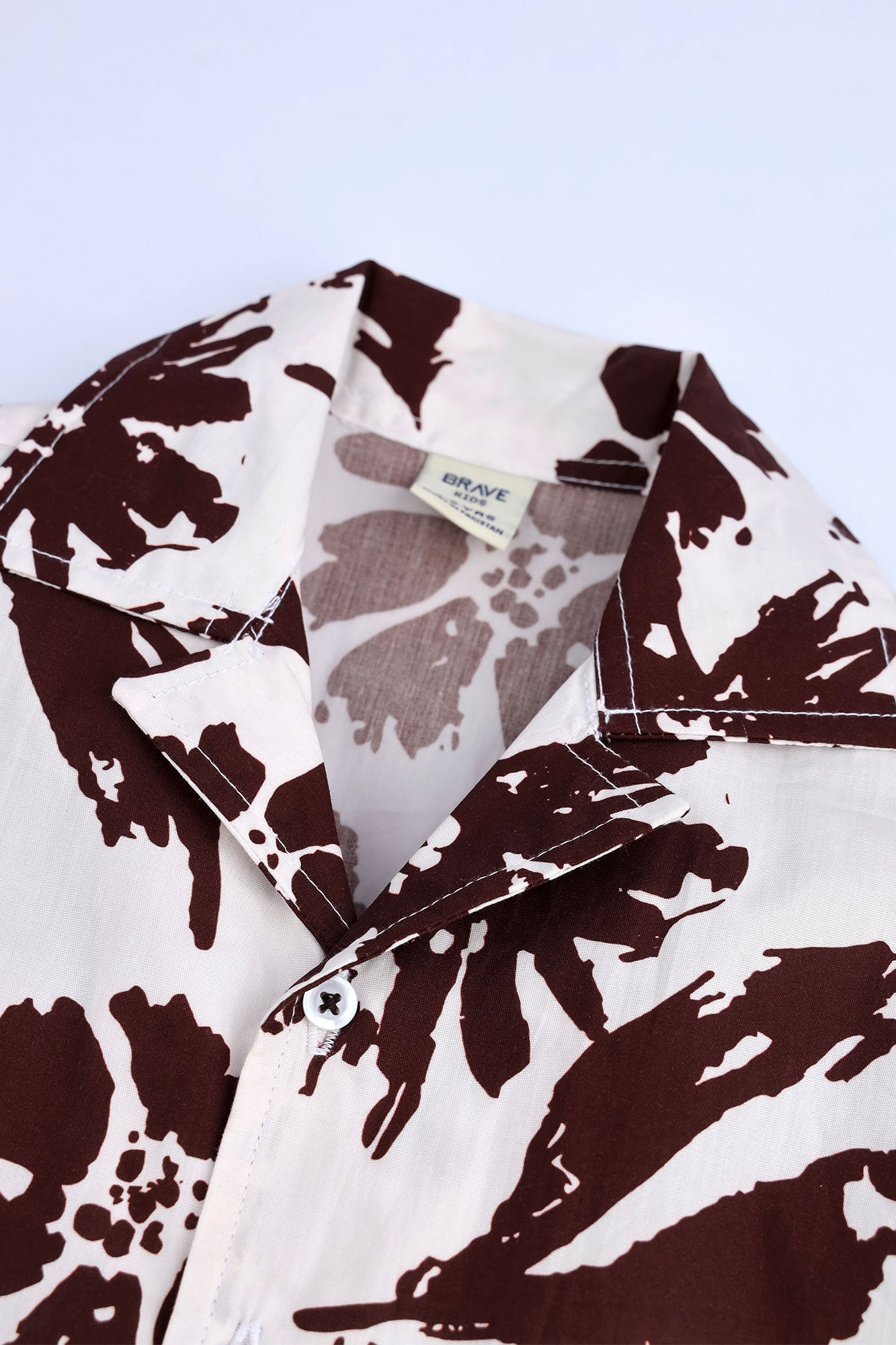 Boys' Bold Floral Abstract Shirt