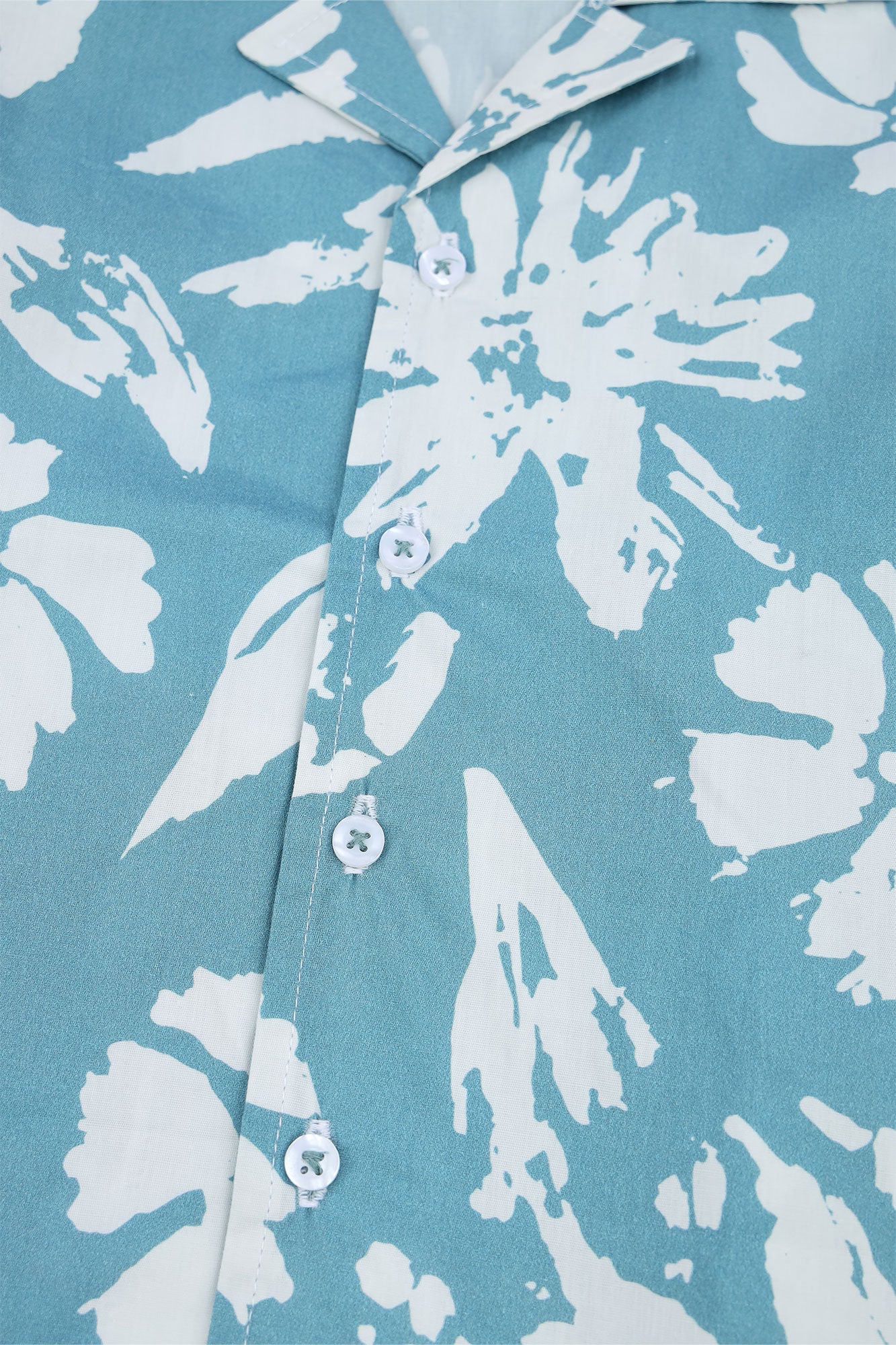 Boys' Pastel Floral Abstract Shirt