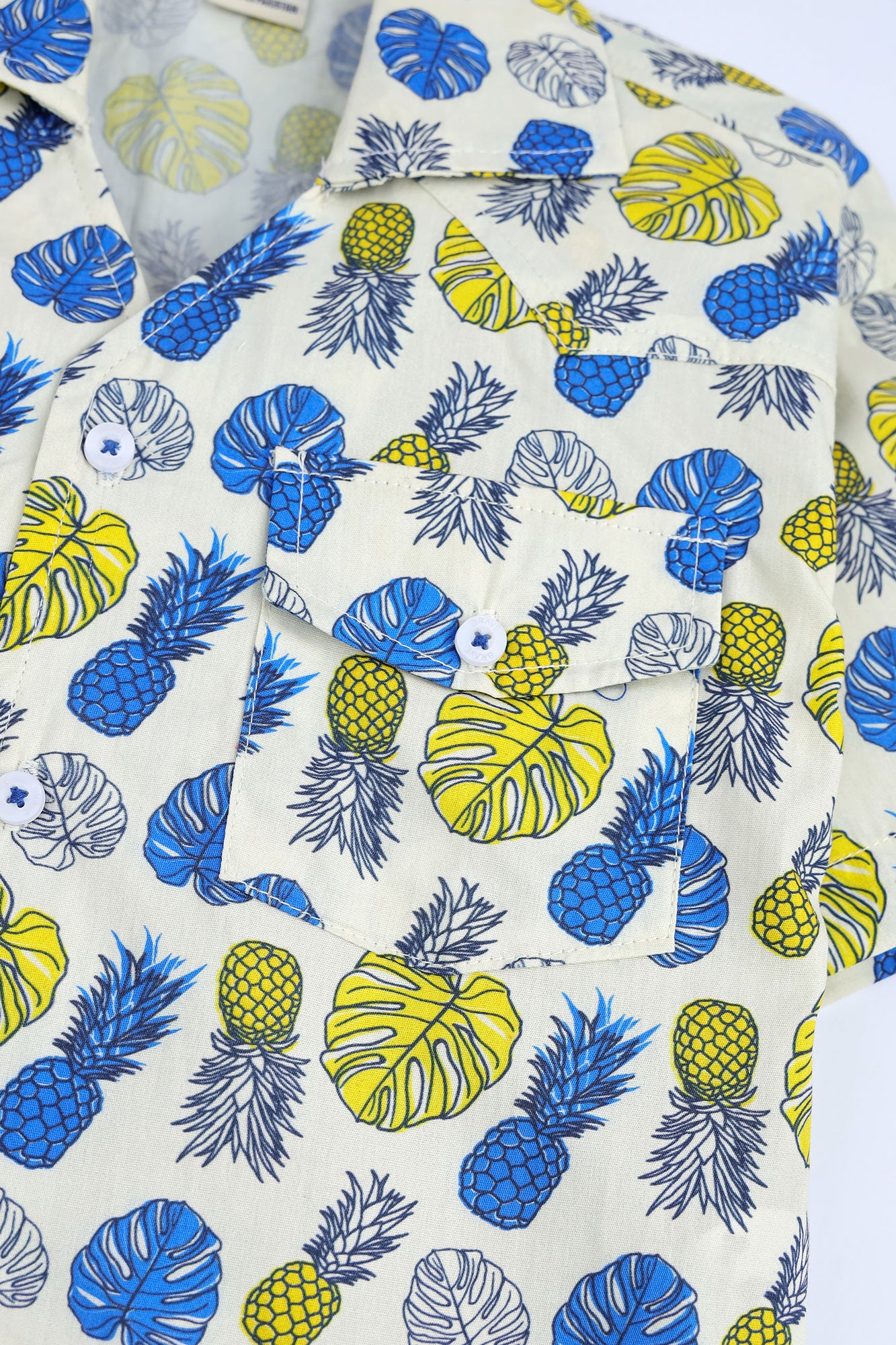 Boys' Pineapple Printed Shirt