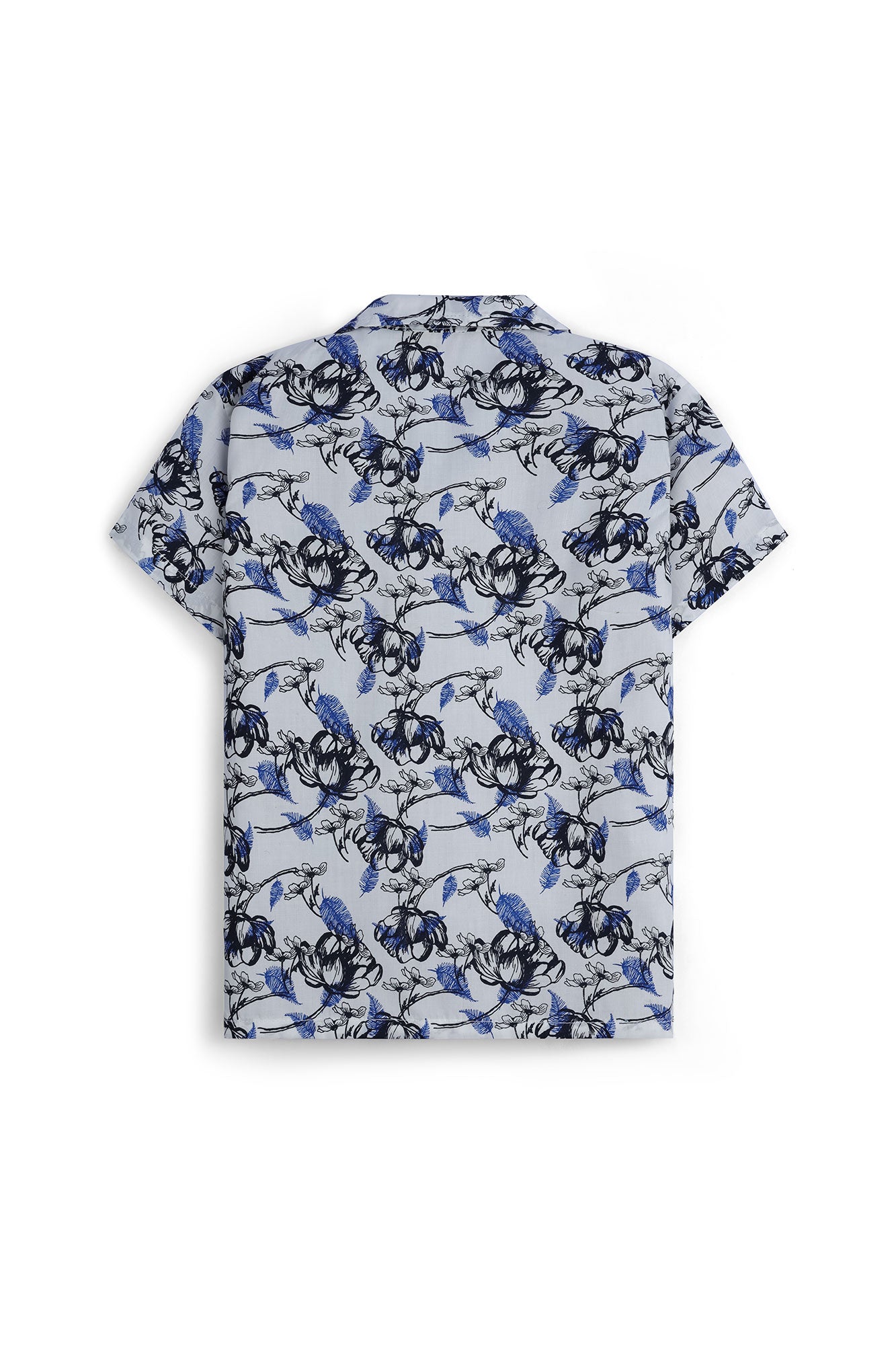 Boys' Floral Camp Collar Shirt