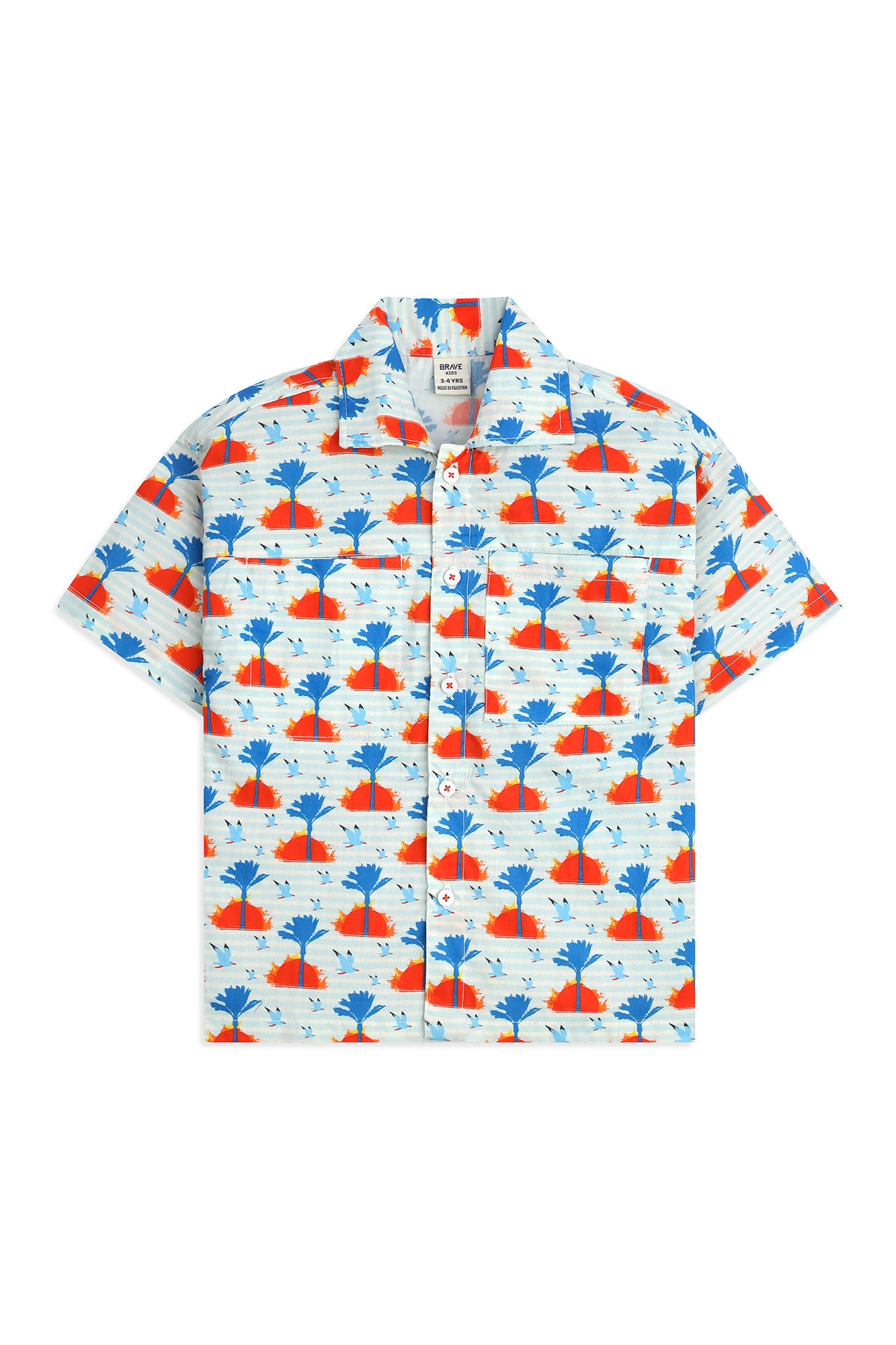 Boys' Tropical Sunset Shirt