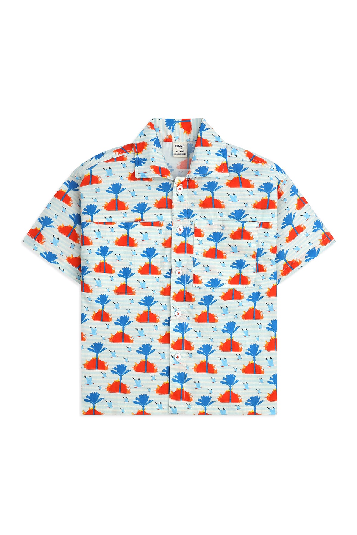 Boys' Tropical Sunset Shirt