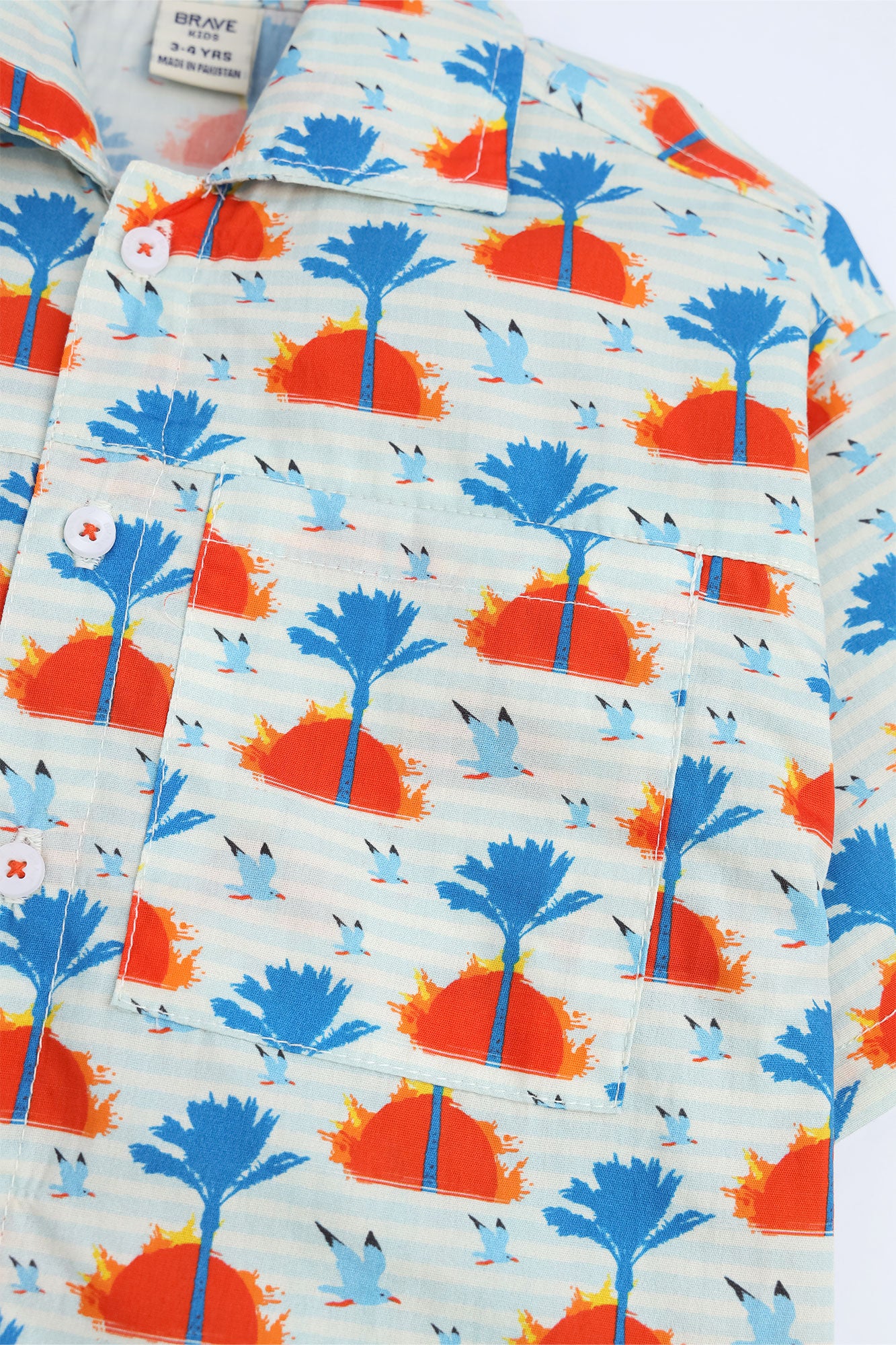 Boys' Tropical Sunset Shirt