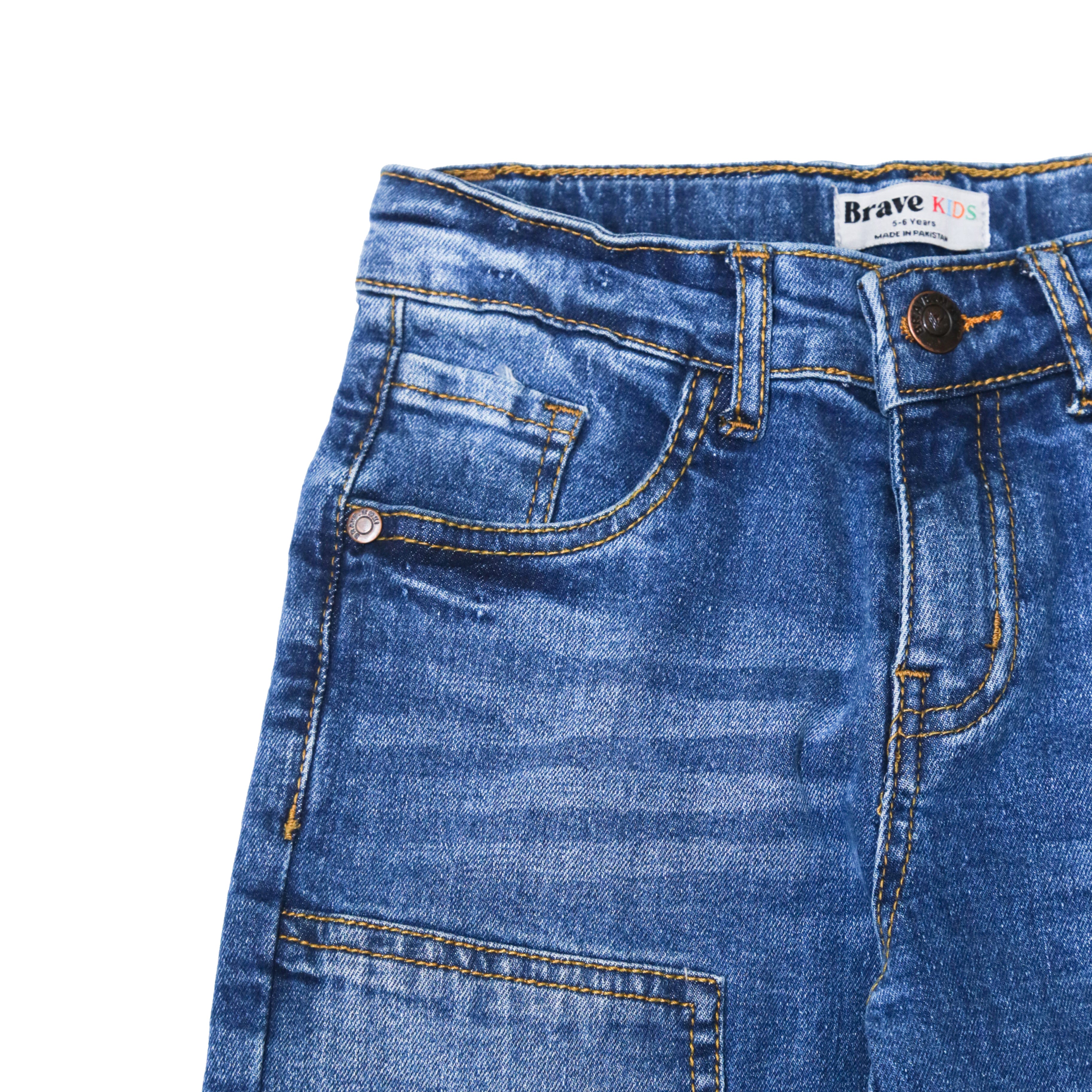 Blue Straight Jeans