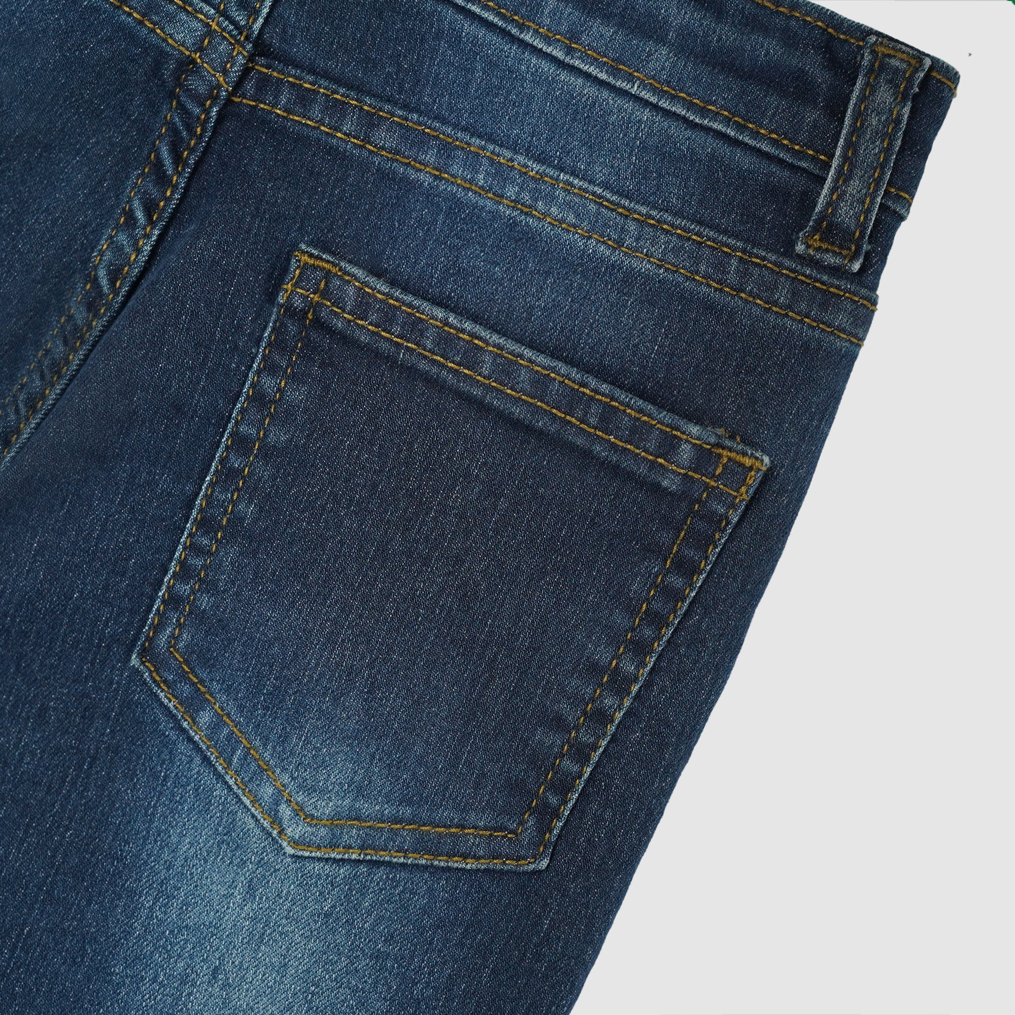 Multi Color Straight Fit Denim