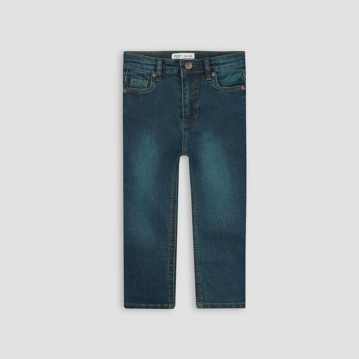 Multi Color Straight Fit Denim