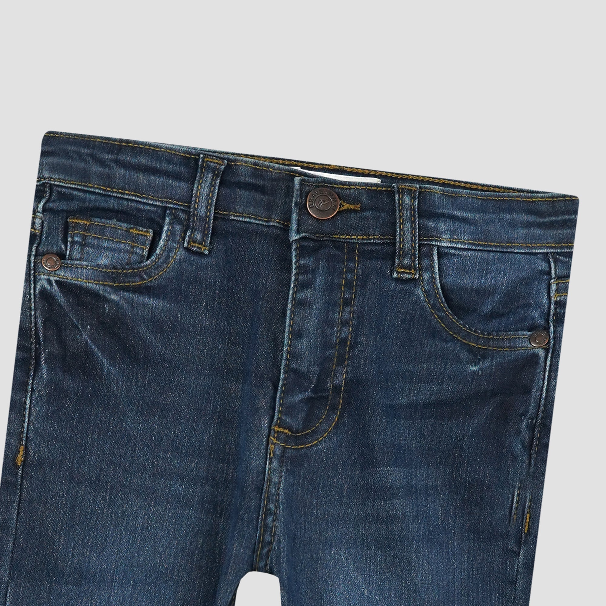 Multi Color Blue Wash Denim