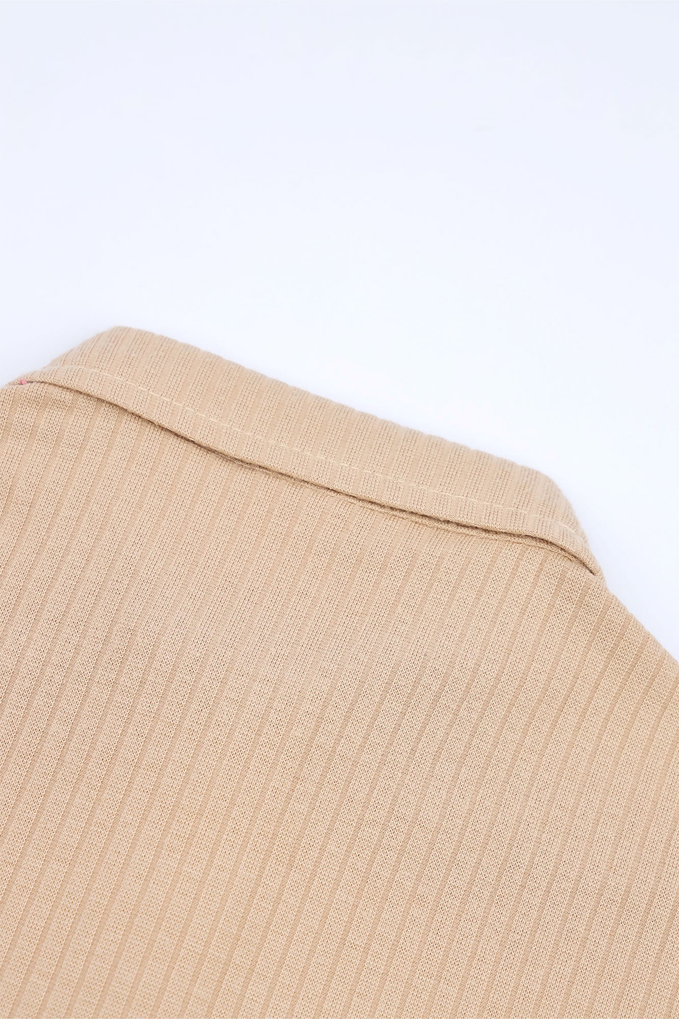 Boys' Textured Zip-Neck Boxy Polo