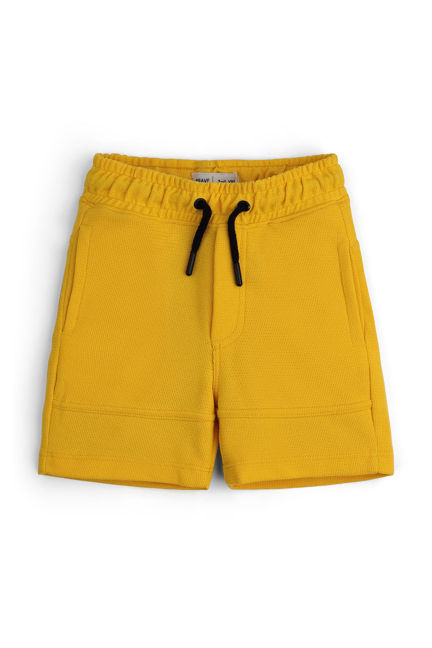 Boys' Honey Yellow Waffle Shorts