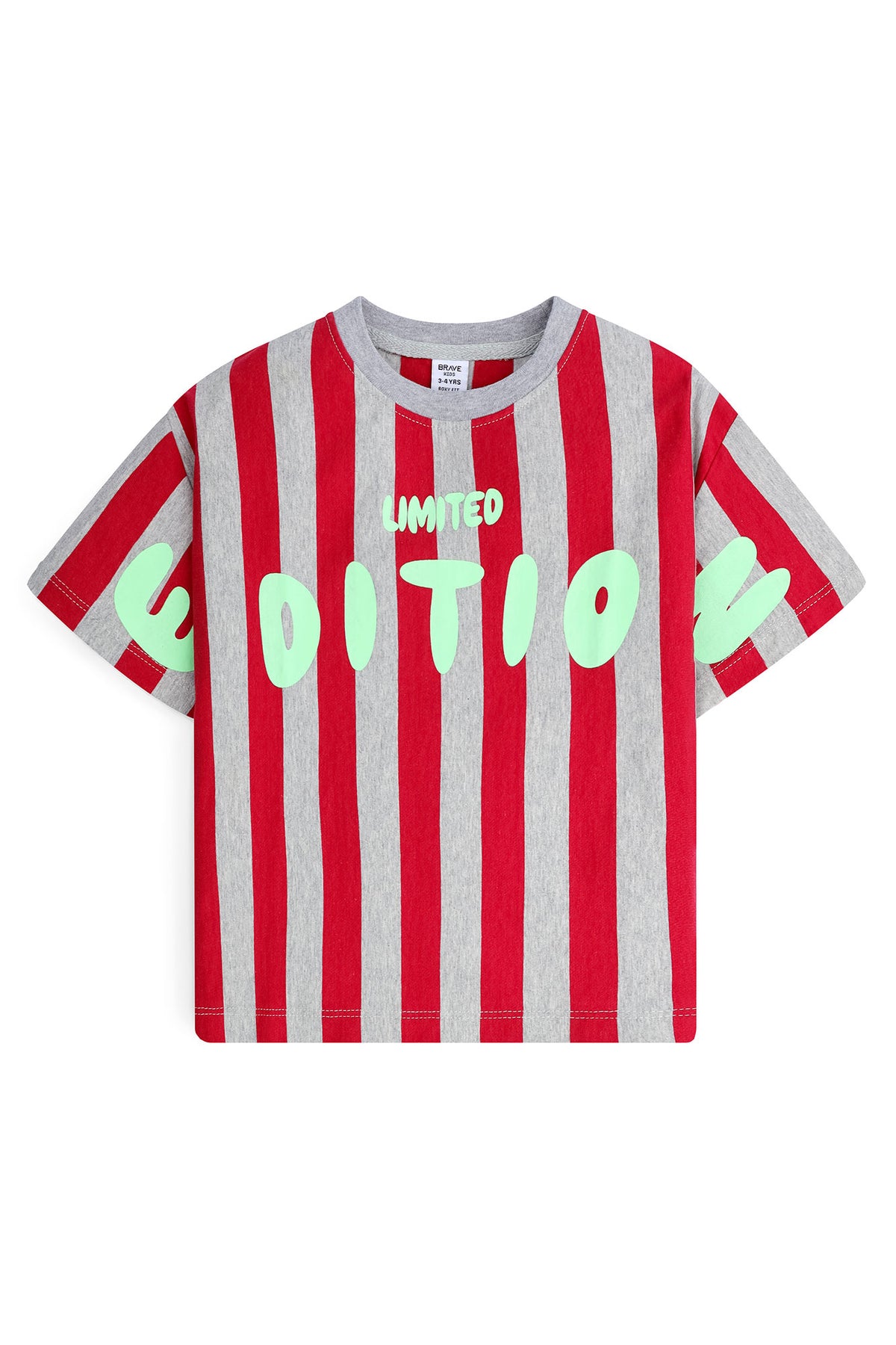 Boys' Striped Boxy Fit T-Shirt