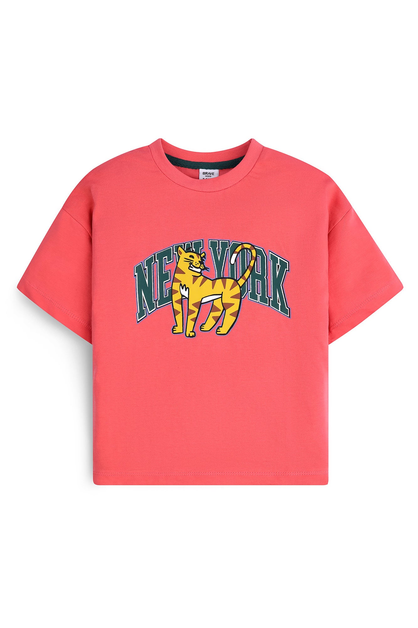 Boys' New York Tiger Graphic Boxy Fit Tee