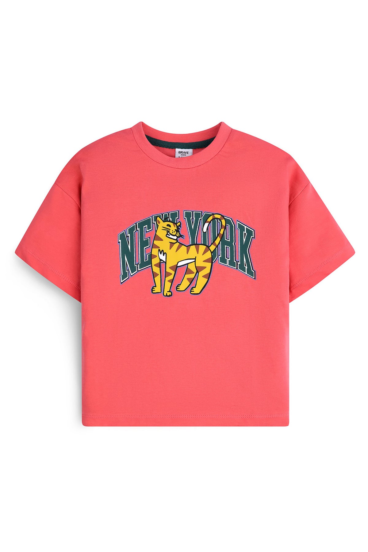 Boys' New York Tiger Graphic Boxy Fit Tee