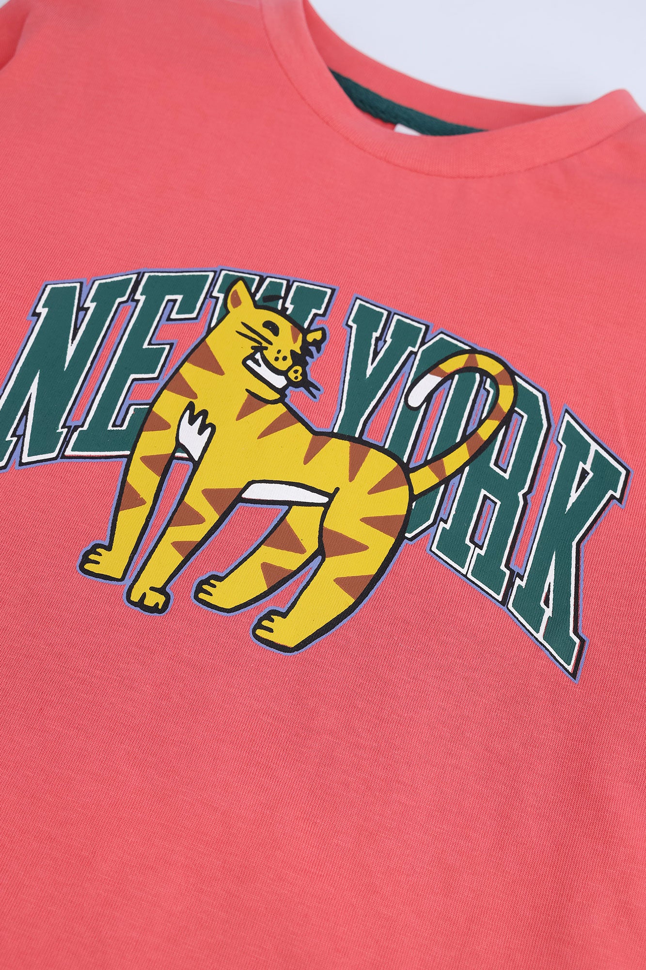 Boys' New York Tiger Graphic Boxy Fit Tee