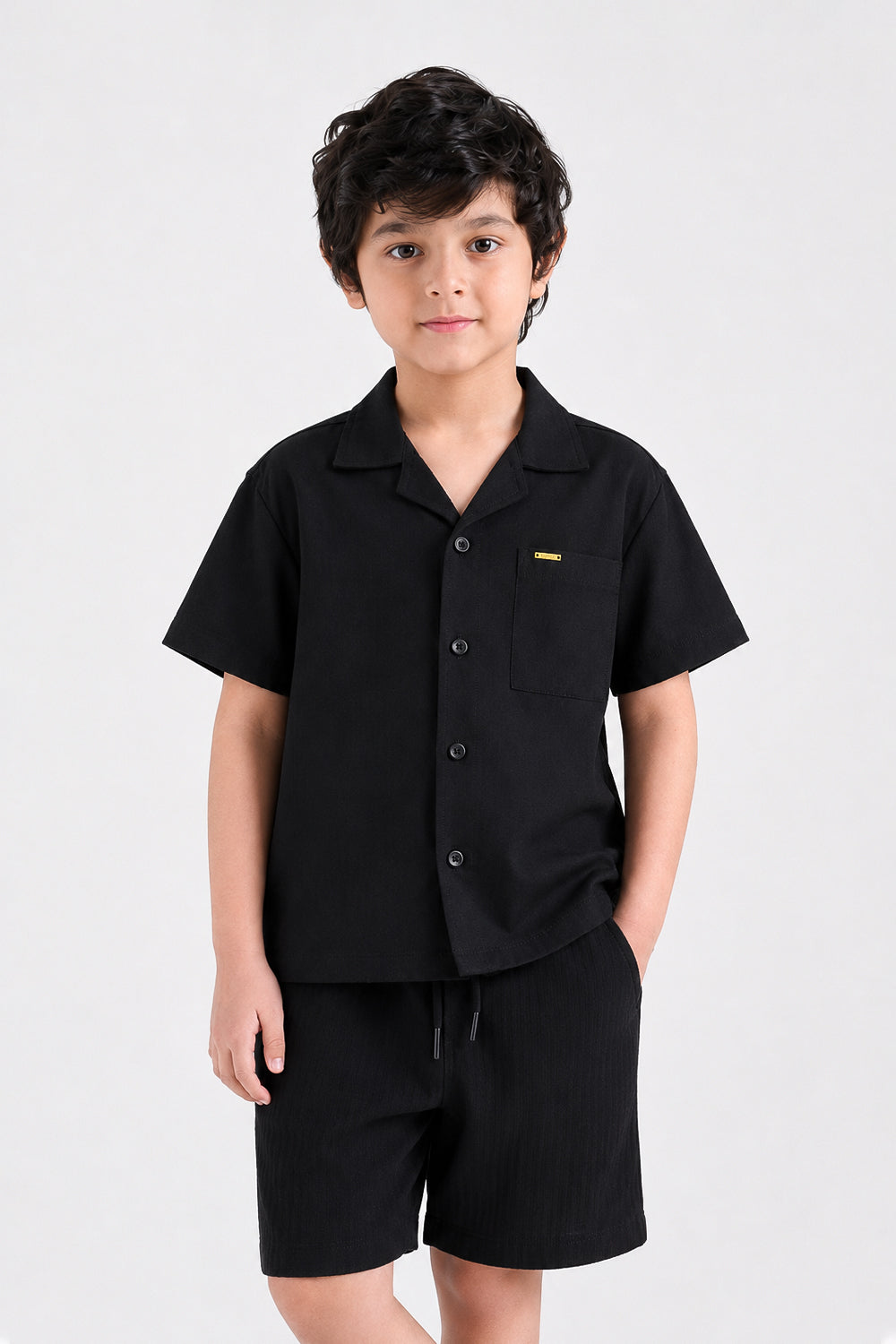 BOYS BUTTON DOWN SHIRT - BL