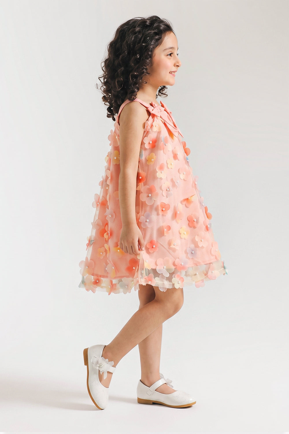 Girls Fancy Net Frock
