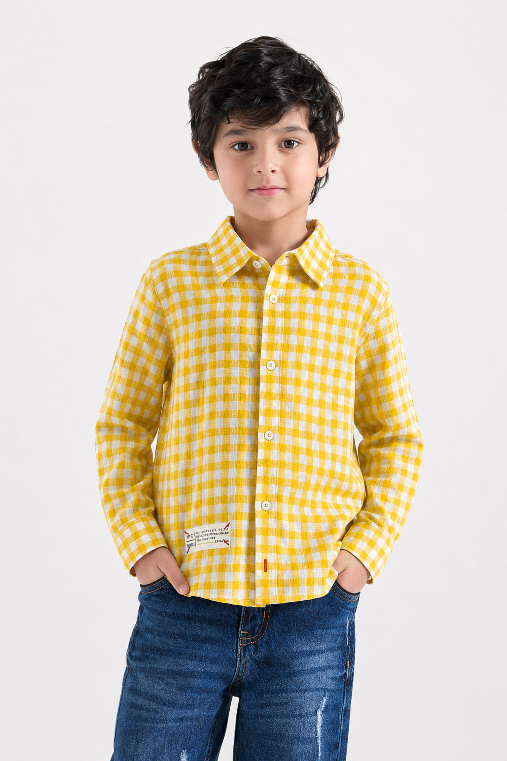 BUTTON DOWN CHECK  SHIRT