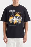 Men's Oversized"Chaos" Graphic Tee