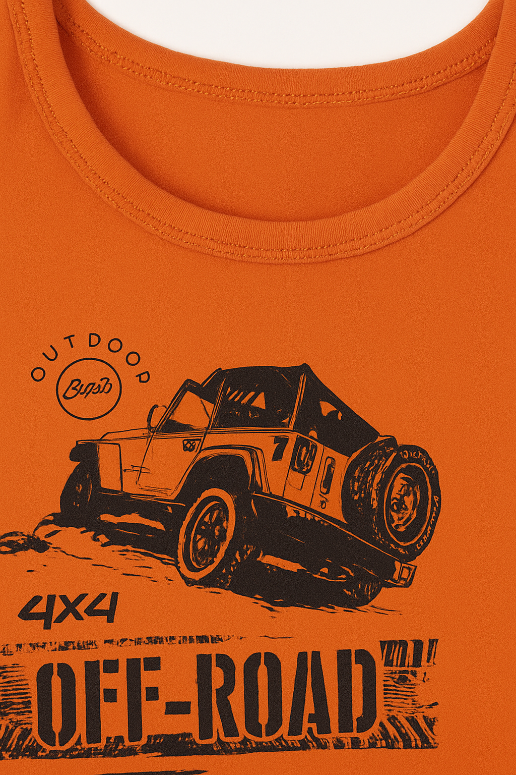 Off Road Orange Tank Top