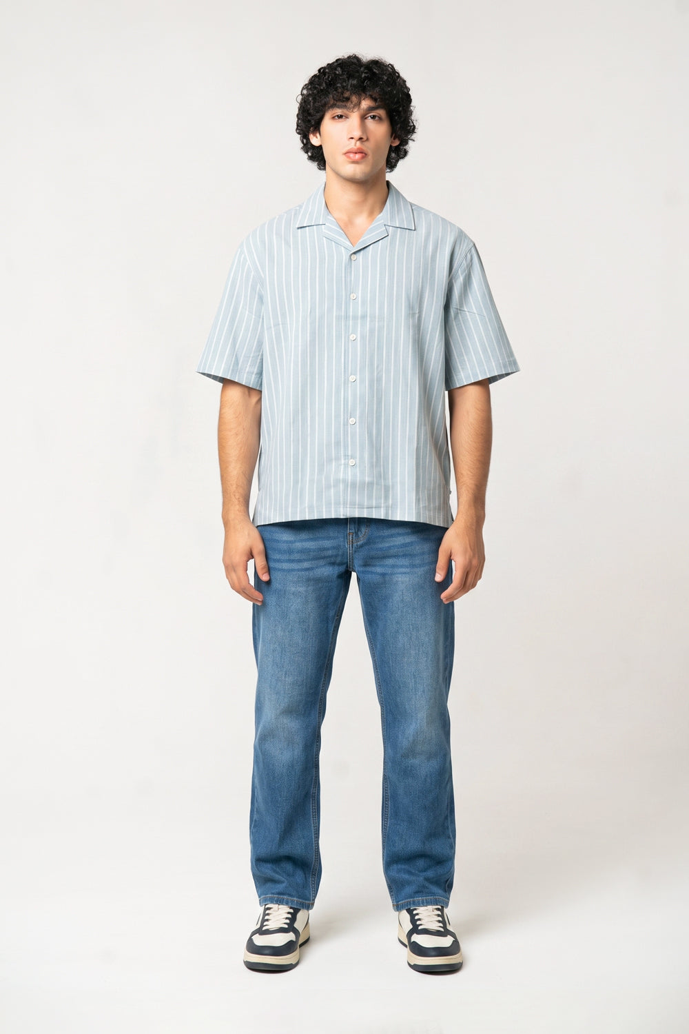 STRIPED JACQUARD SHIRT