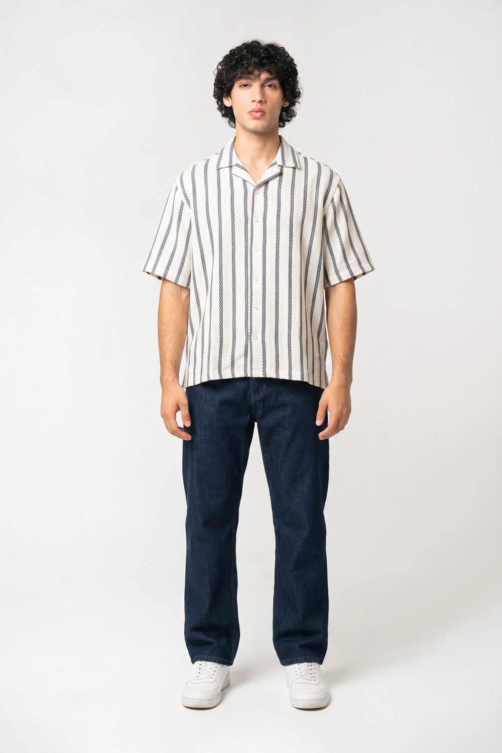 STRIPED JACQUARD SHIRT