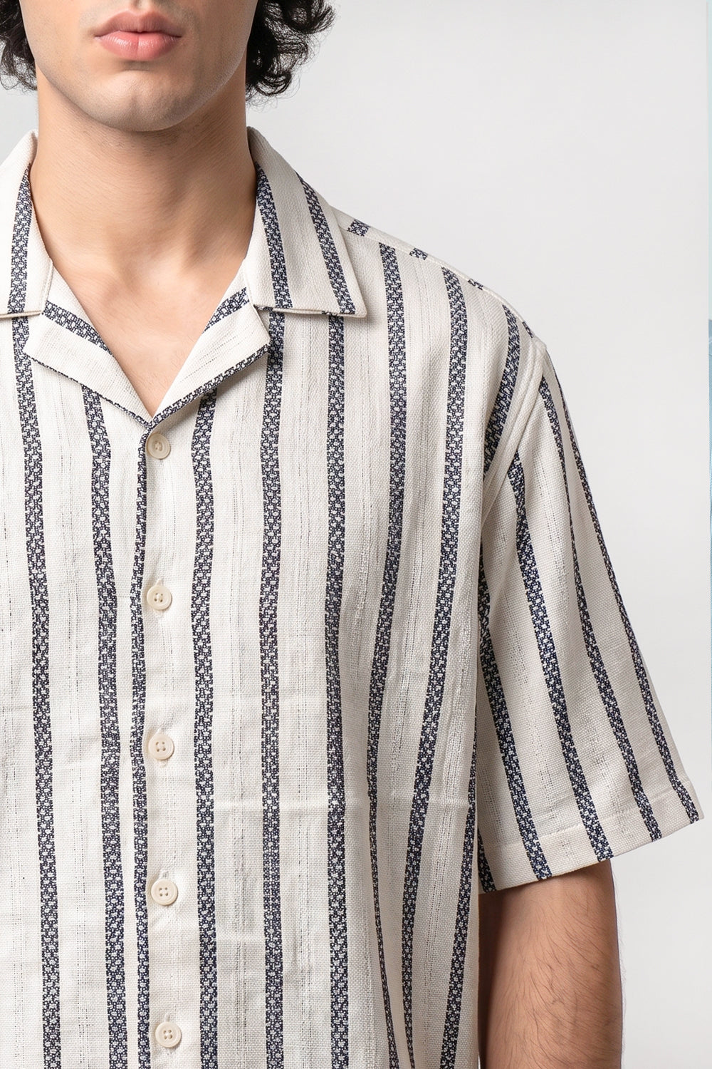 STRIPED JACQUARD SHIRT