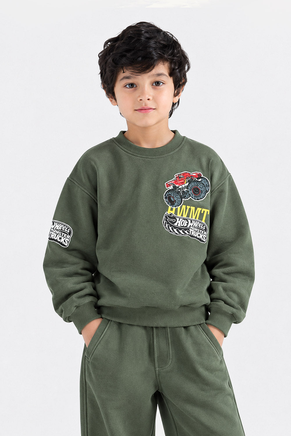 BOXY FIT PRINTED SWEATSHIRT
