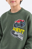 BOXY FIT PRINTED SWEATSHIRT