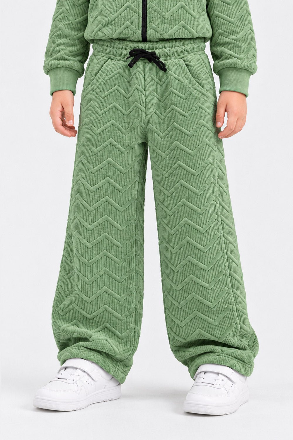JACQUARD BAGGY FIT TROUSER