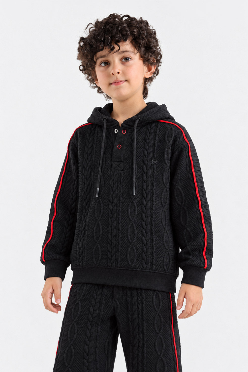 JACQUARD HOODIE