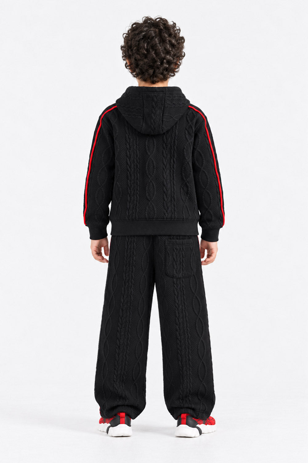 JACQUARD HOODIE