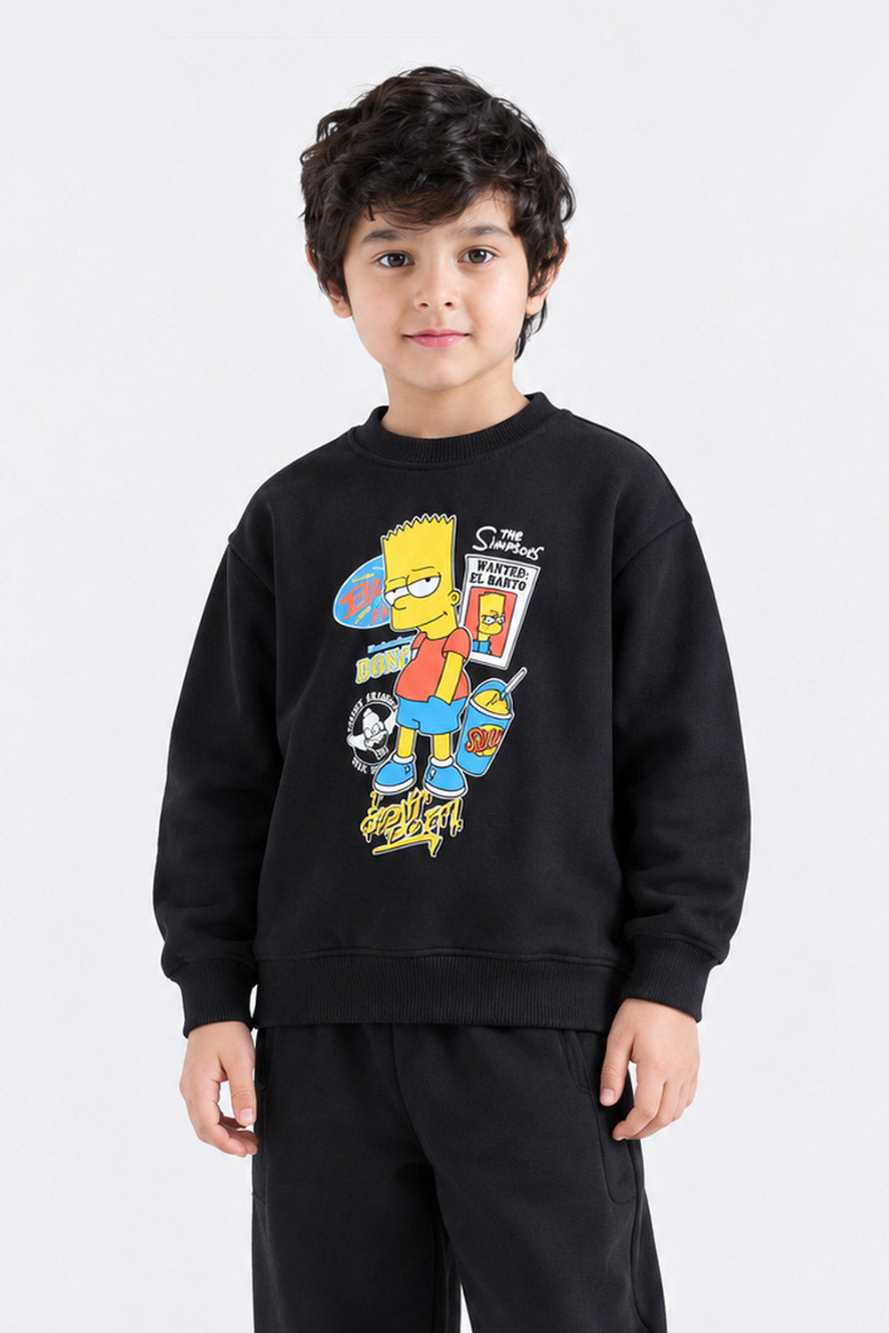 SIMPSONS GRAPHIC SWEATSHIRT & TROUSER