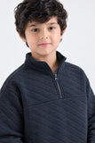 MOCK NECK ZIPPER
