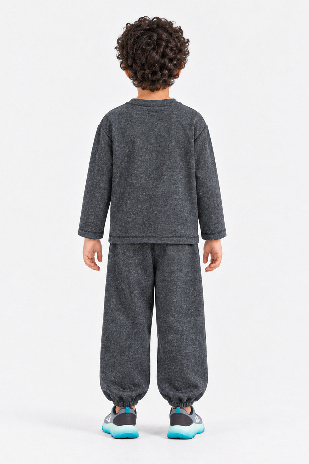 CHARCOAL FULL SLEEVE TEE