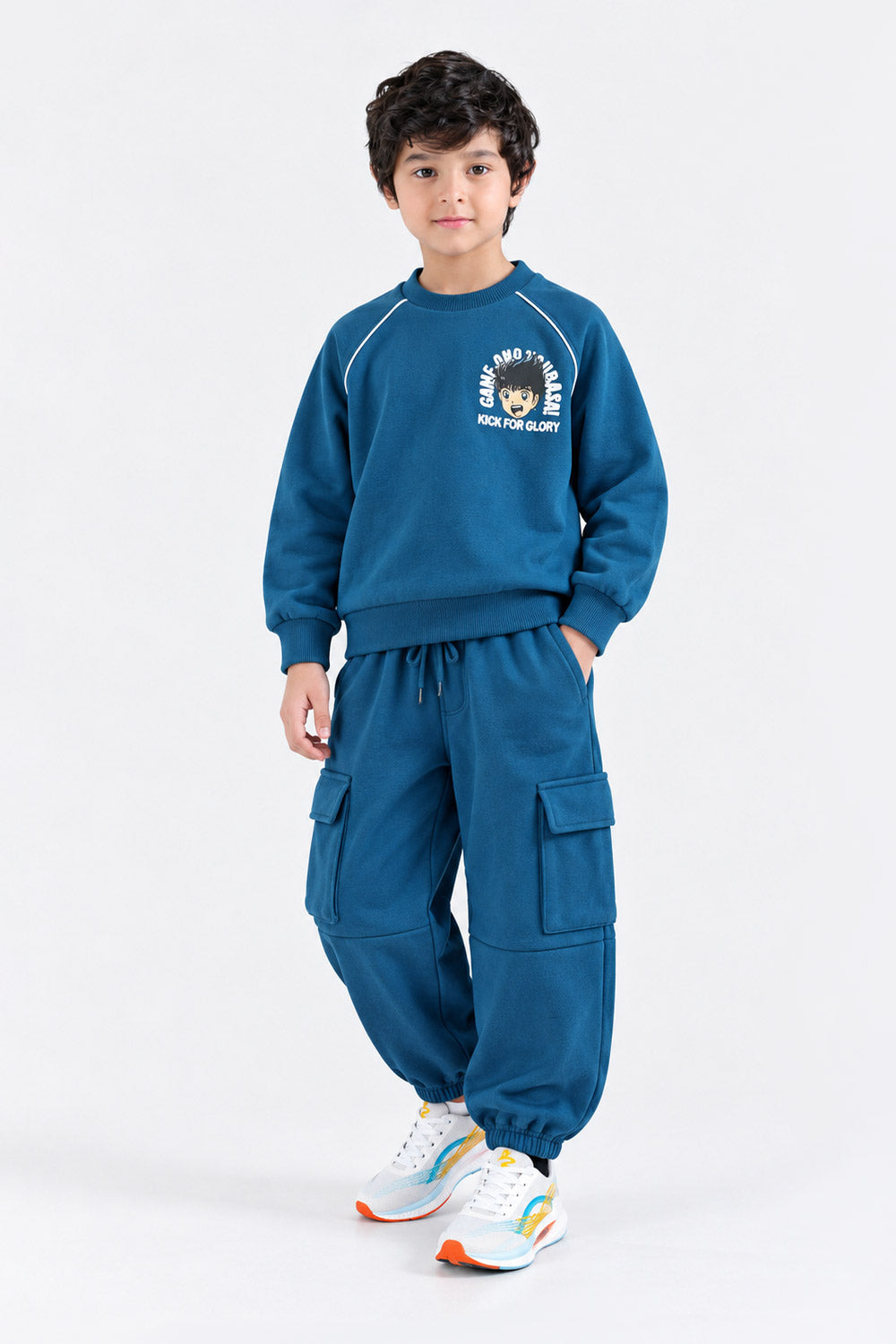 GRAPHIC SWEATSHIRT & TROUSER