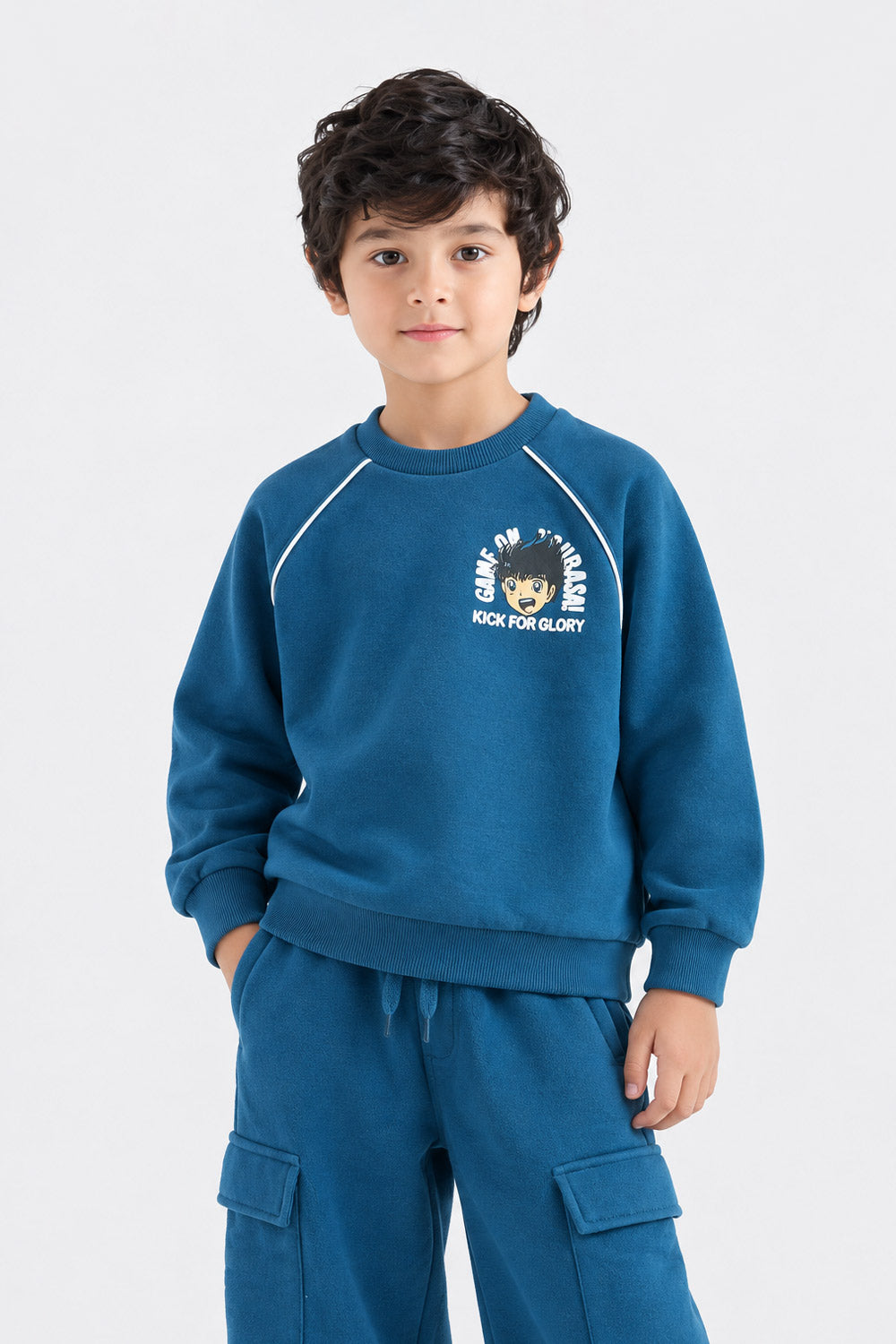 GRAPHIC SWEATSHIRT & TROUSER